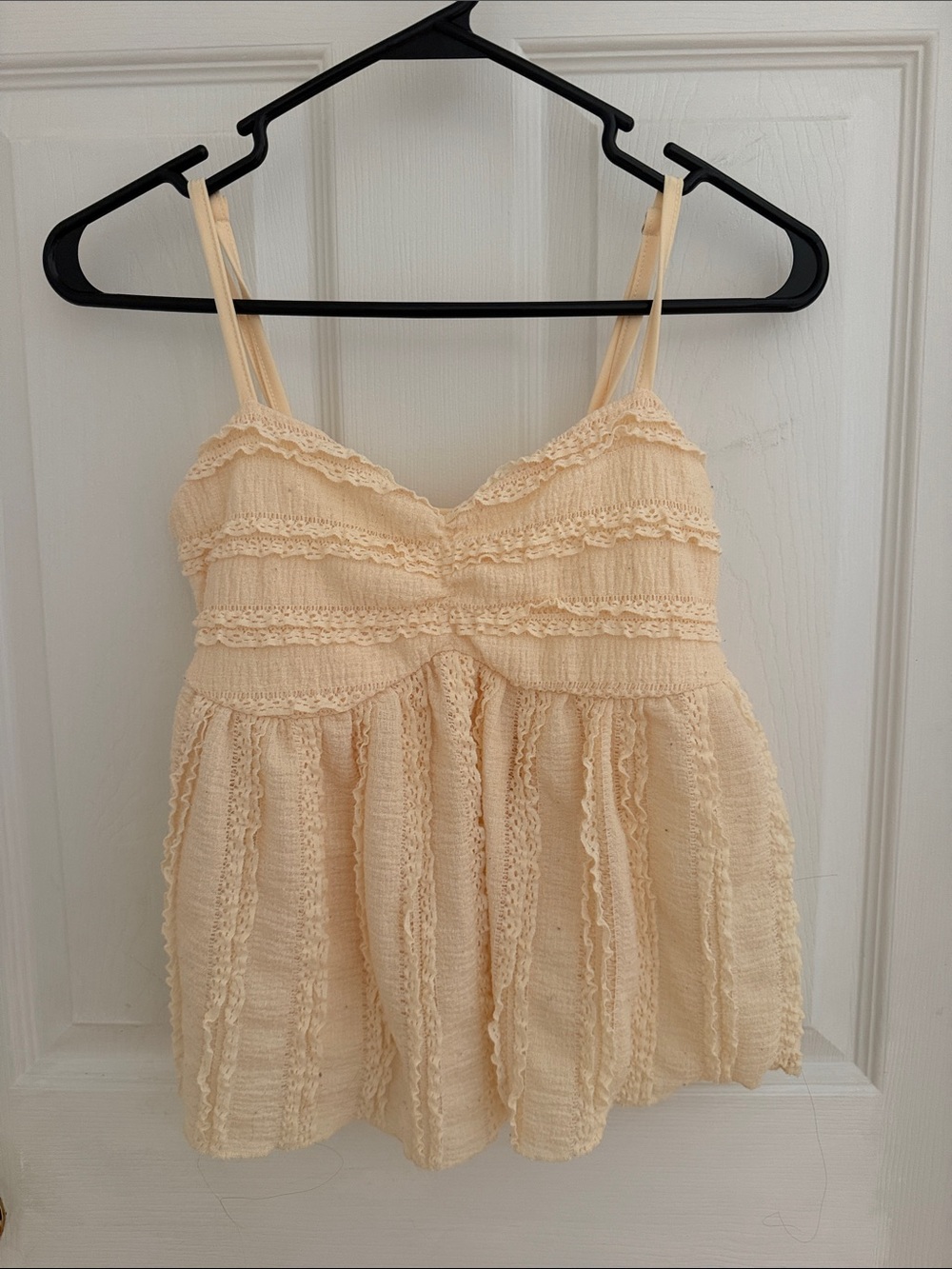 Yellow Babydoll Tank Top